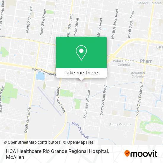 HCA Healthcare Rio Grande Regional Hospital map