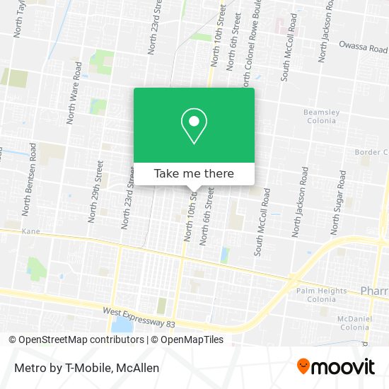 Mapa de Metro by T-Mobile