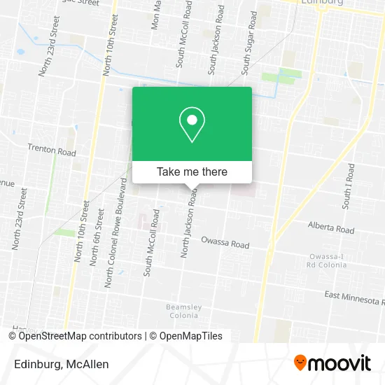 Edinburg map