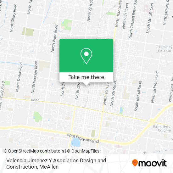Valencia Jimenez Y Asociados Design and Construction map