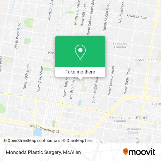 Moncada Plastic Surgery map