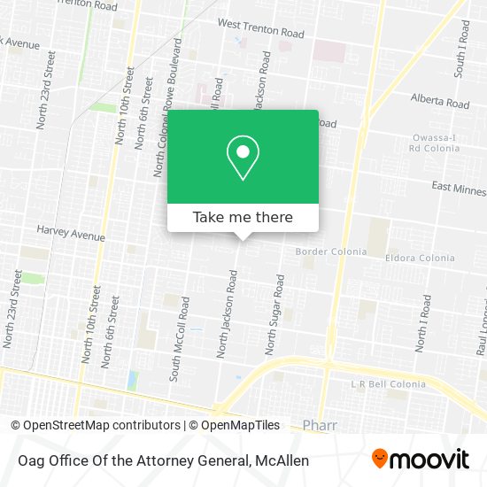 Mapa de Oag Office Of the Attorney General