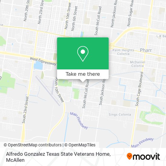 Alfredo Gonzalez Texas State Veterans Home map