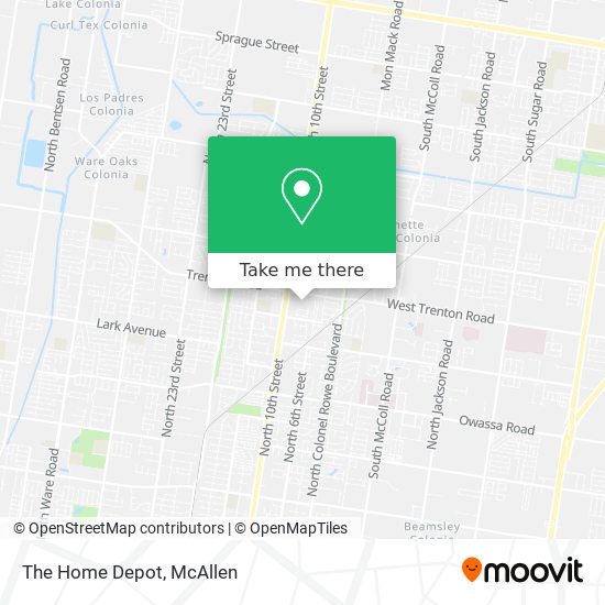 The Home Depot map