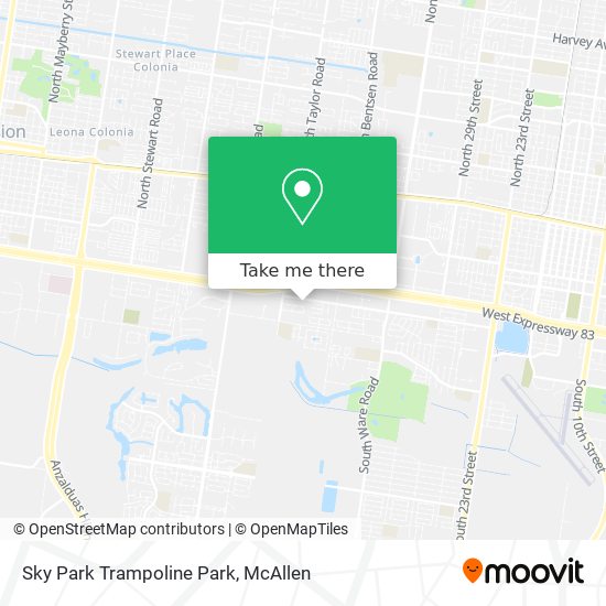 Sky Park Trampoline Park map