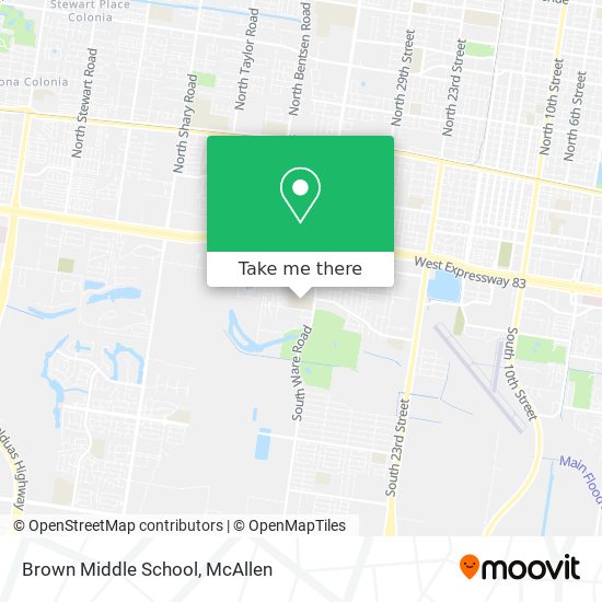 Mapa de Brown Middle School