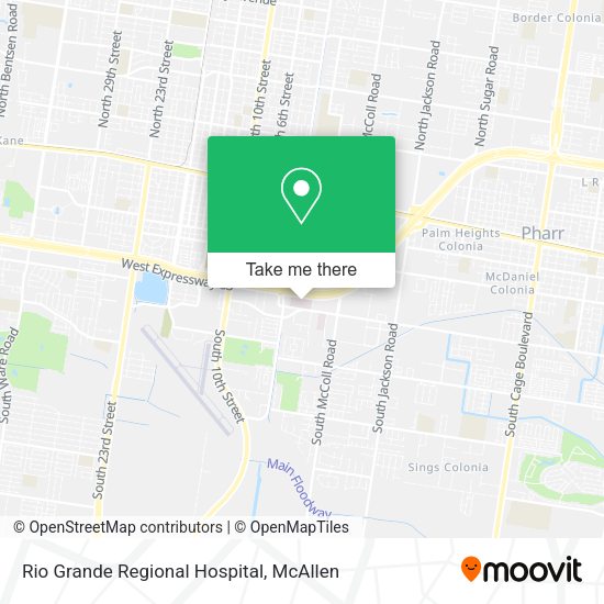 Rio Grande Regional Hospital map