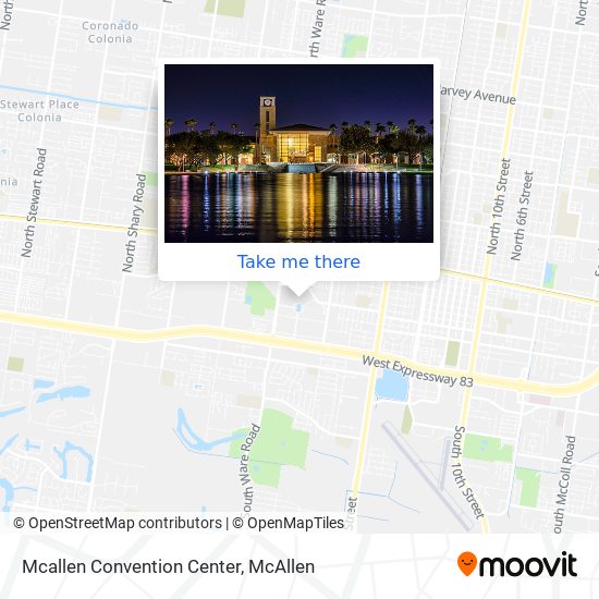 Mcallen Convention Center map