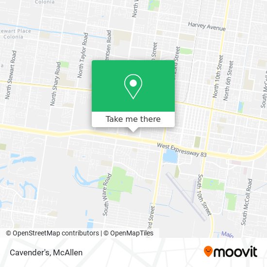Mapa de Cavender's