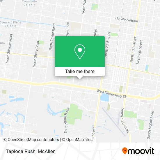 Mapa de Tapioca Rush