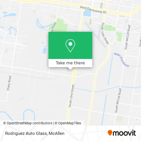 Rodriguez Auto Glass map