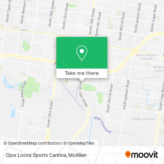 Ojos Locos Sports Cantina map