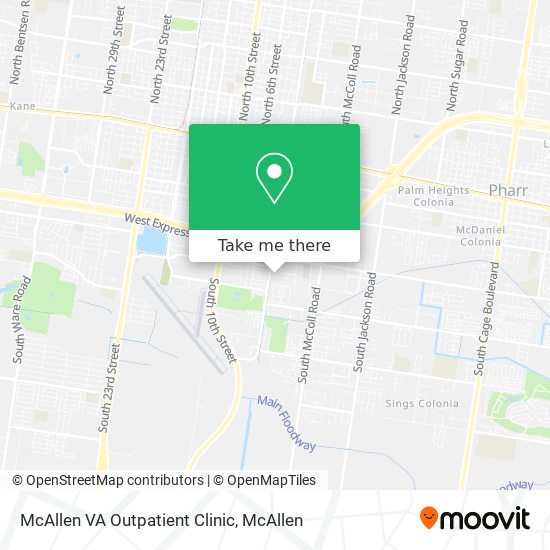 McAllen VA Outpatient Clinic map