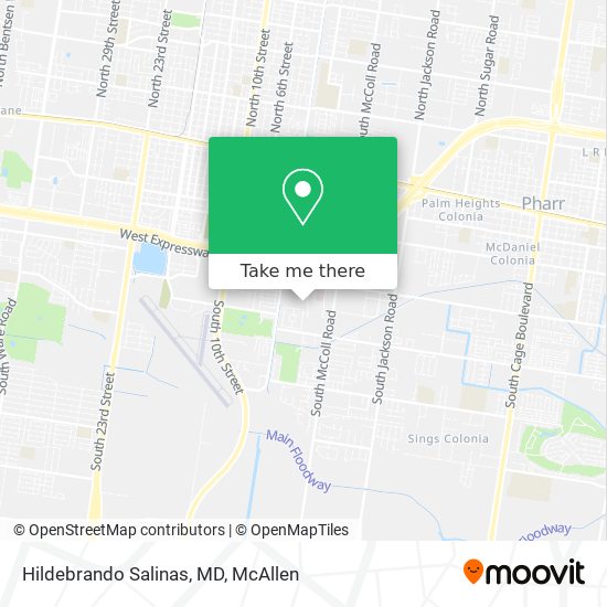 Hildebrando Salinas, MD map