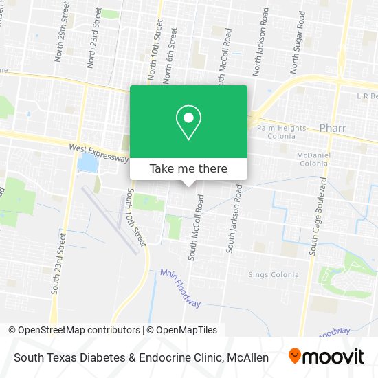 South Texas Diabetes & Endocrine Clinic map