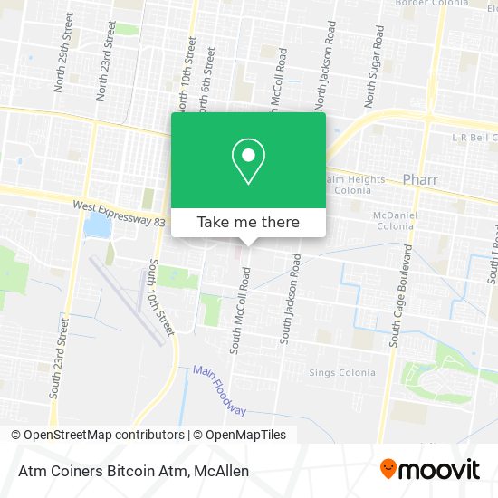 Mapa de Atm Coiners Bitcoin Atm