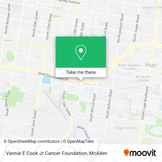 Mapa de Vannie E Cook Jr Cancer Foundation