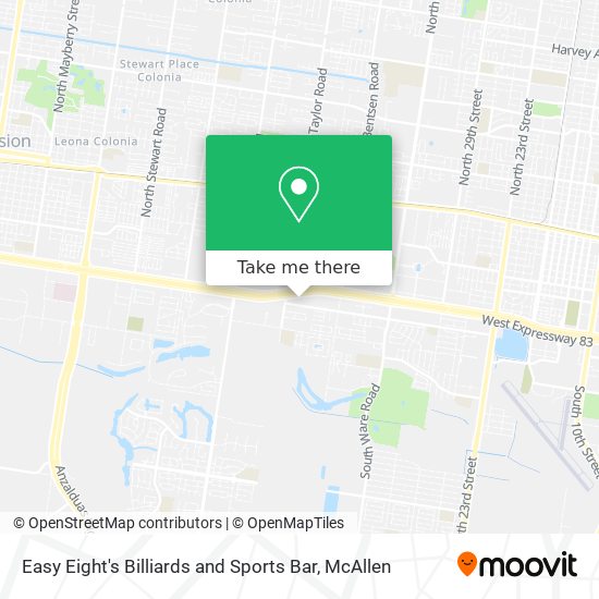 Easy Eight's Billiards and Sports Bar map