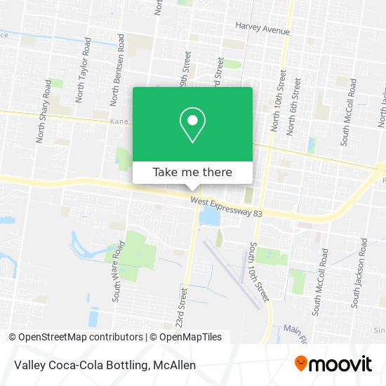 Mapa de Valley Coca-Cola Bottling