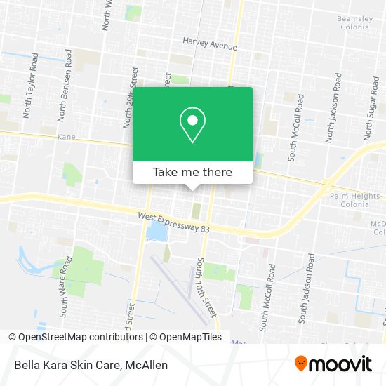 Mapa de Bella Kara Skin Care
