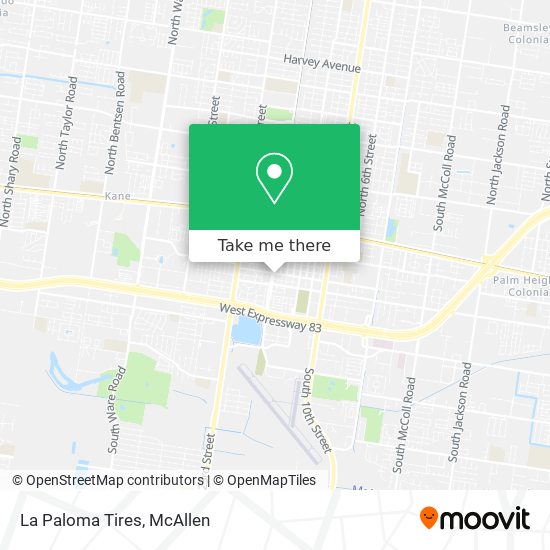 La Paloma Tires map