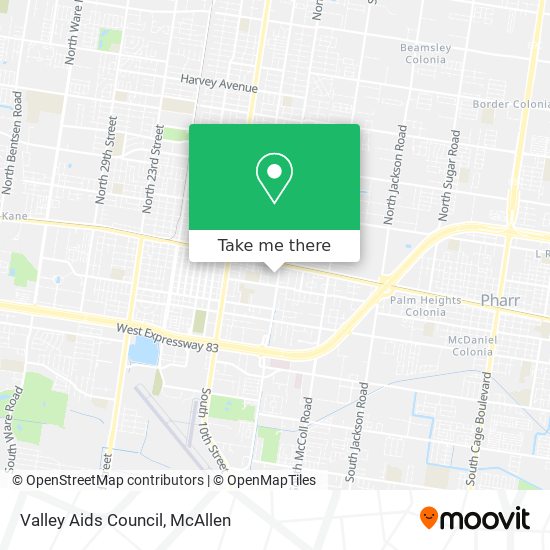 Valley Aids Council map