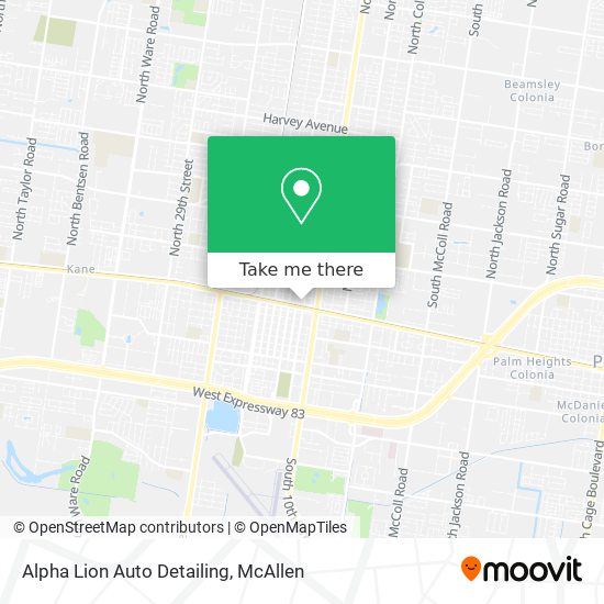 Mapa de Alpha Lion Auto Detailing