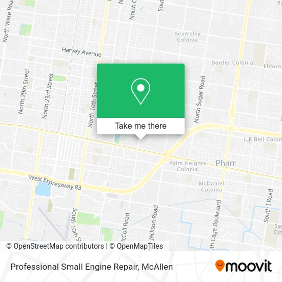 Professional Small Engine Repair map