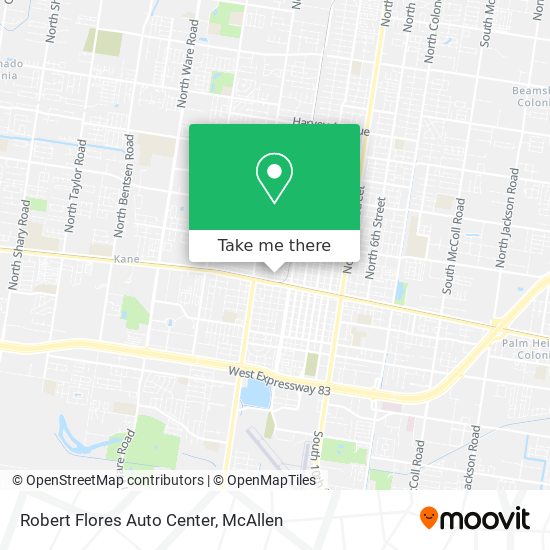 Robert Flores Auto Center map