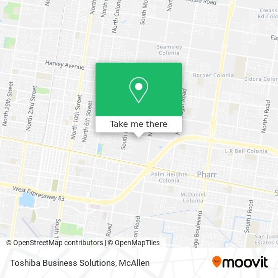 Mapa de Toshiba Business Solutions