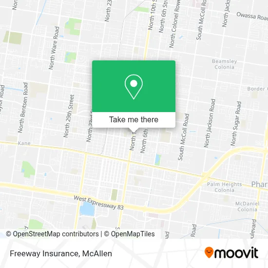 Freeway Insurance map