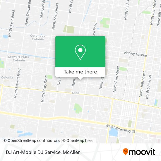 DJ Art-Mobile DJ Service map