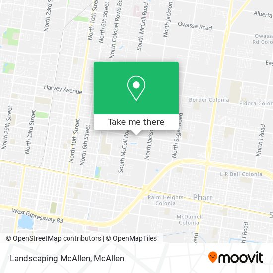 Mapa de Landscaping McAllen