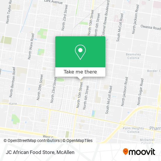 JC African Food Store map