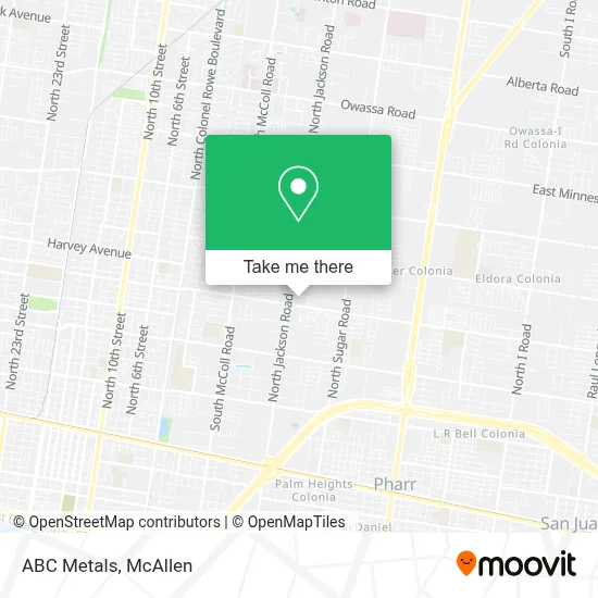 ABC Metals map