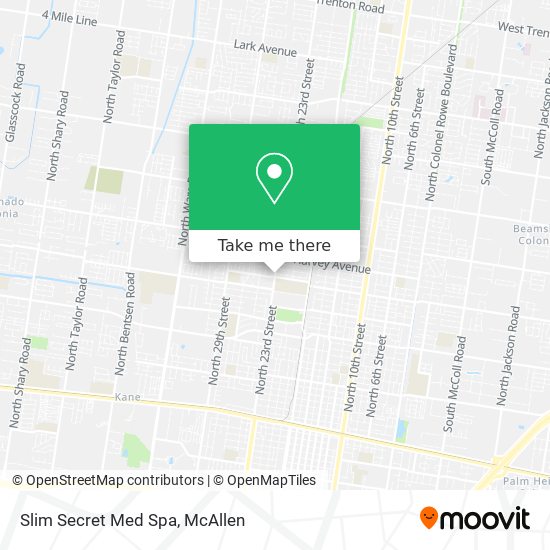 Slim Secret Med Spa map