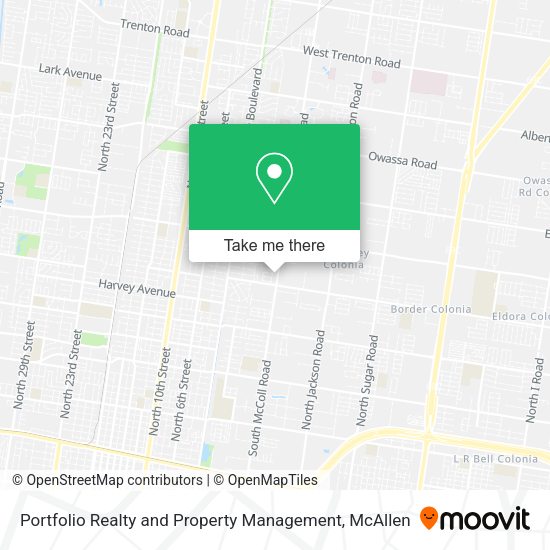 Mapa de Portfolio Realty and Property Management