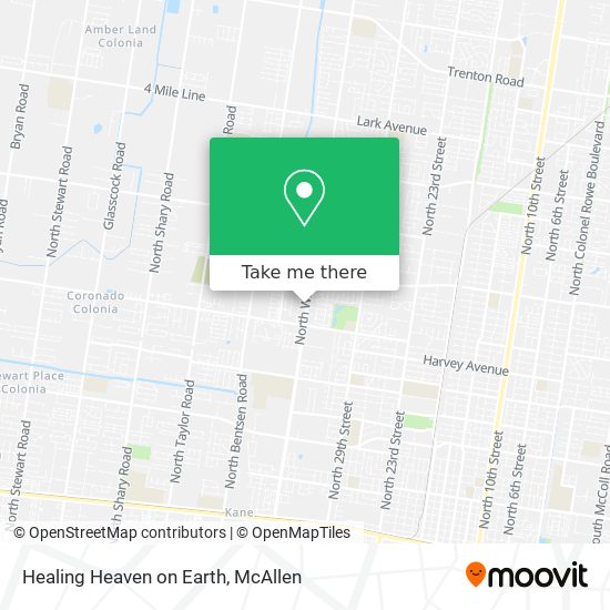 Healing Heaven on Earth map