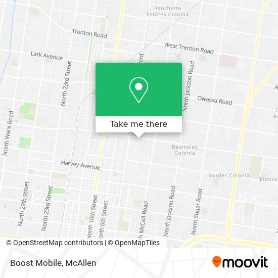 Boost Mobile map