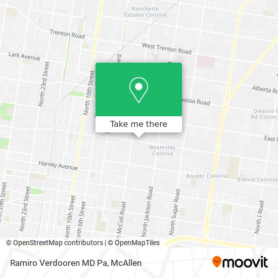 Mapa de Ramiro Verdooren MD Pa