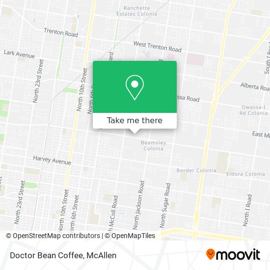 Mapa de Doctor Bean Coffee