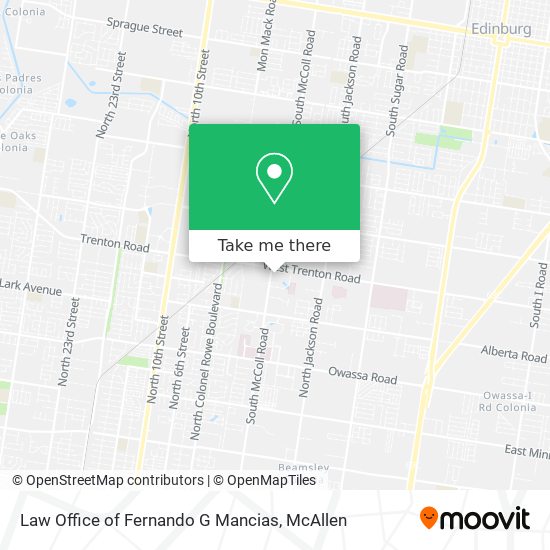 Law Office of Fernando G Mancias map