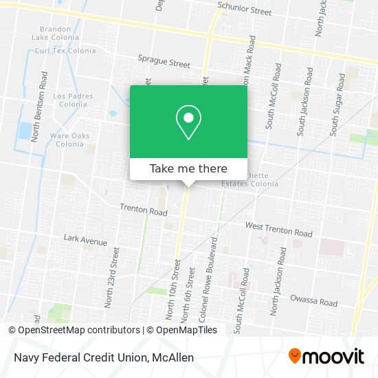 Mapa de Navy Federal Credit Union