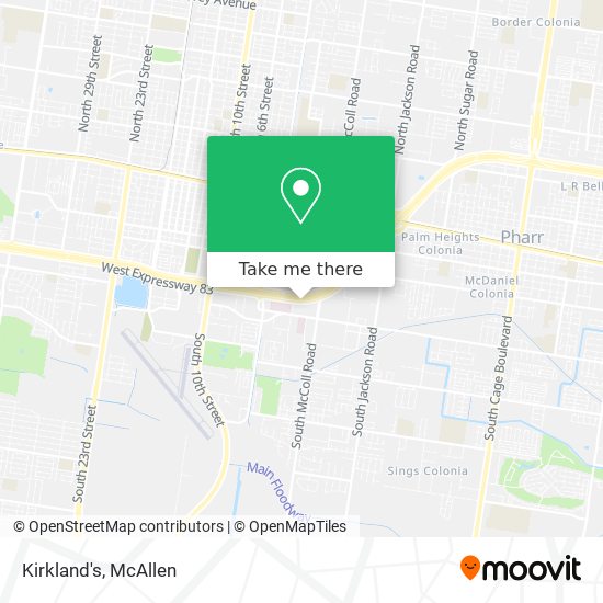 Mapa de Kirkland's