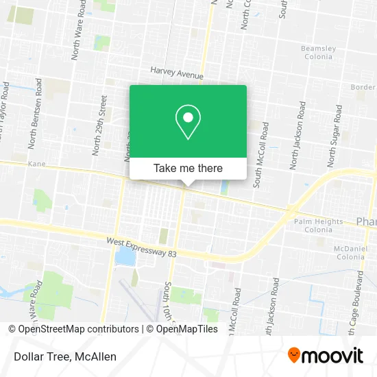 Mapa de Dollar Tree