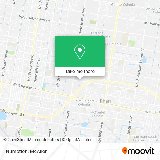 Numotion map