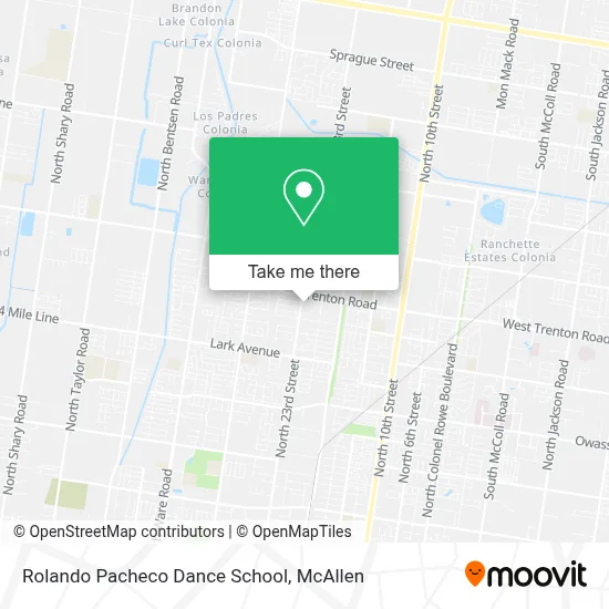 Rolando Pacheco Dance School map