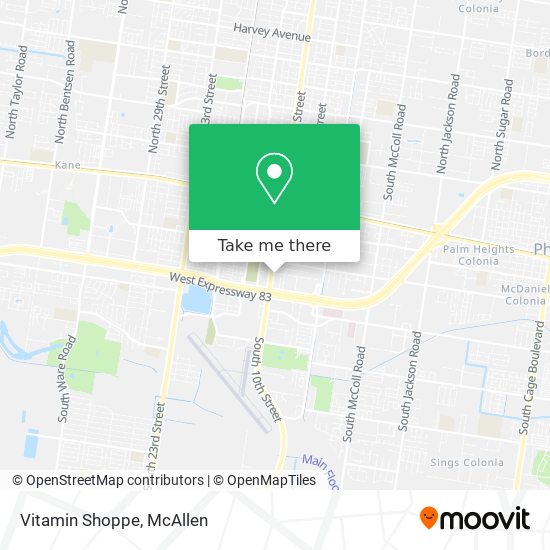 Mapa de Vitamin Shoppe