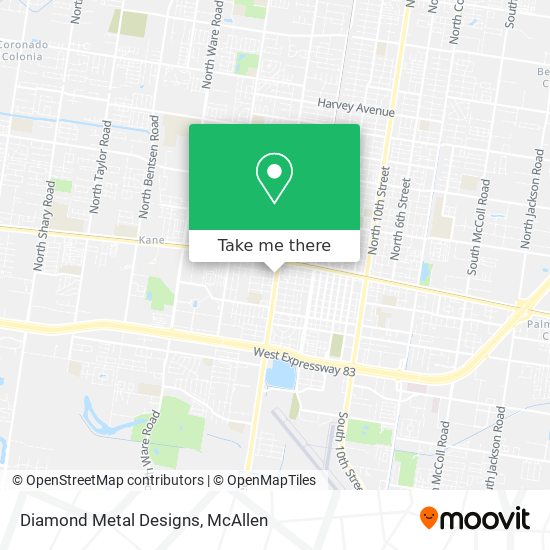 Diamond Metal Designs map