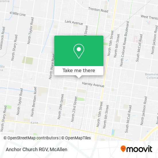Mapa de Anchor Church RGV